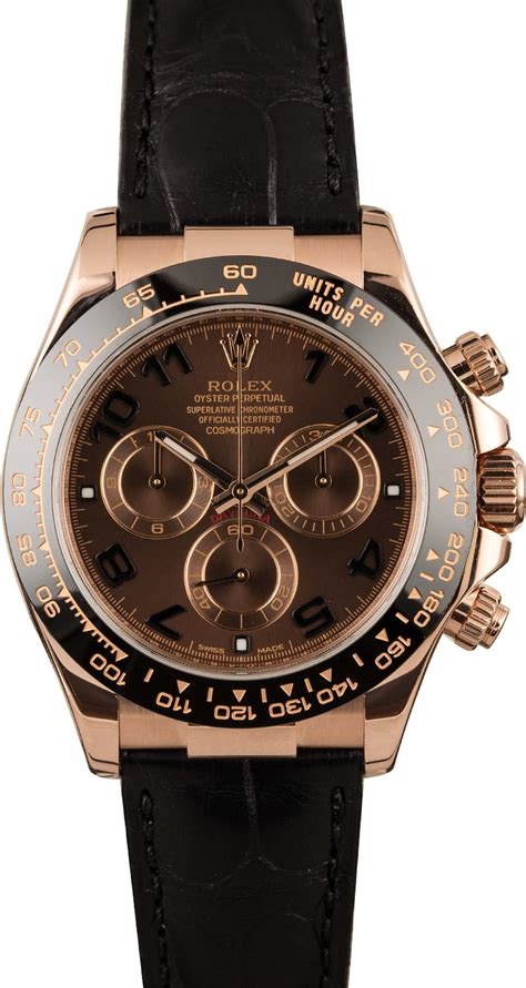 rolex daytona rose gold chocolate dial ceramic bezel|men's chocolate dial rolex.